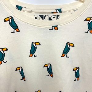 "Knicker Bocker" vintage design! Mens X-Large Toucan Designed T-Shirt! EUC